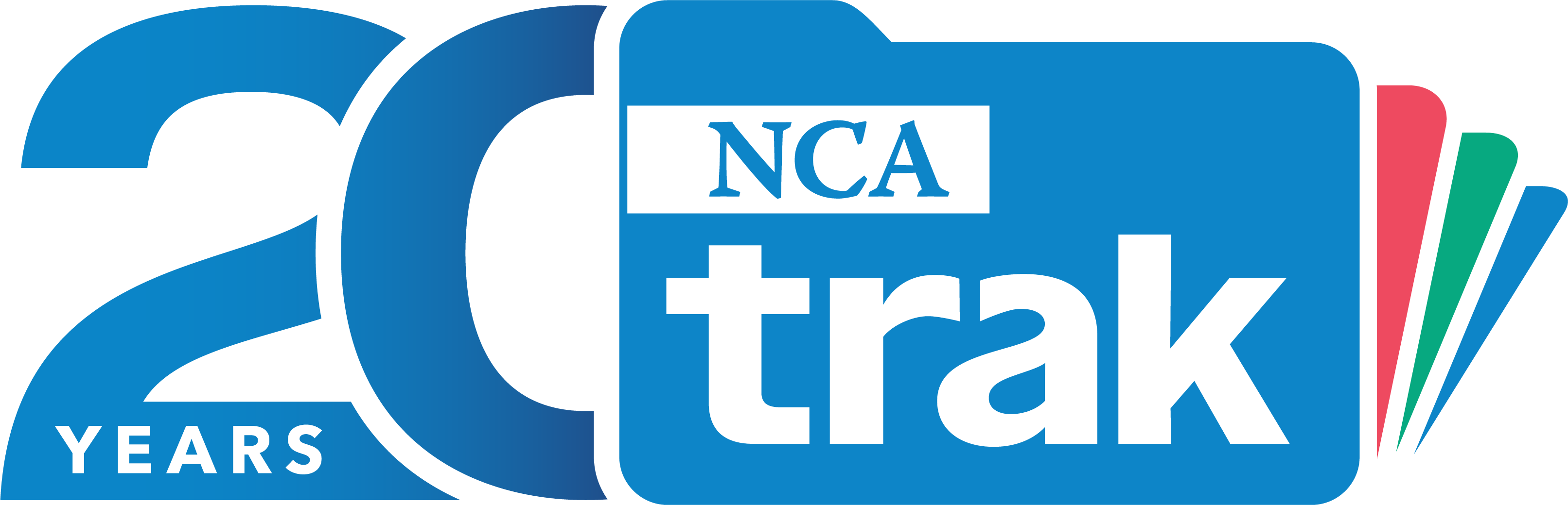 NCAtrak 20th Anniversary Logo